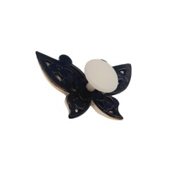 Angel Çanta Aksesuar Plastik Kelebek Süs Light Gold Renk - 4