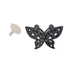 Angel Çanta Aksesuar Plastik Kelebek Süs Light Gold Renk - 3