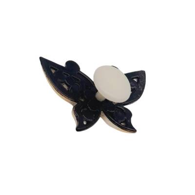 Angel Çanta Aksesuar Plastik Kelebek Süs Light Gold Renk - 4