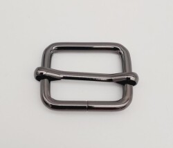 Angel Çanta Aksesuar 2.5x2 Cm Füme Renk Ayarlama Aparatı Sürgüt - Angel Çanta Aksesuar