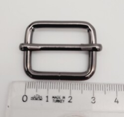 Angel Çanta Aksesuar 2.5x2 Cm Füme Renk Ayarlama Aparatı Sürgüt - 2