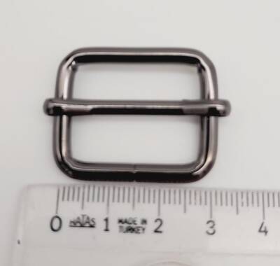 Angel Çanta Aksesuar 2.5x2 Cm Füme Renk Ayarlama Aparatı Sürgüt - 2