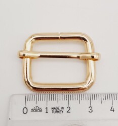 Angel Çanta Aksesuar 2.5x2 Cm Light Gold Renk Ayarlama Aparatı Sürgüt - 2