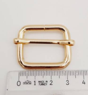 Angel Çanta Aksesuar 2.5x2 Cm Light Gold Renk Ayarlama Aparatı Sürgüt - 2