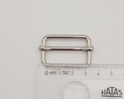 Angel Çanta Aksesuar 3x2 Cm Gümüş Renk Ayarlama Aparatı Sürgüt - 2