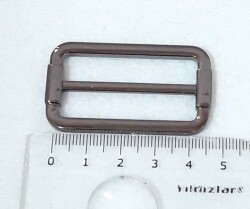 Angel Çanta Aksesuar Füme Renk 4X2 Cm Ayarlama Aparatı . - Angel Çanta Aksesuar