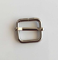 Angel Çanta Aksesuar Gümüş Renk 2X2 Cm Ayarlama Aparatı (Sürgüt) - Angel Çanta Aksesuar