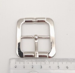 Angel Çanta Aksesuar Gümüş Renk 3.5 Cm Kare Çanta Tokası - 4