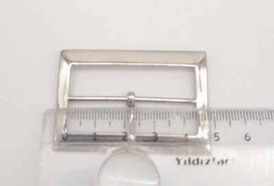 Angel Çanta Aksesuar Gümüş Renk 4.5 Cm Dikdörtgen Çanta Tokası - 2