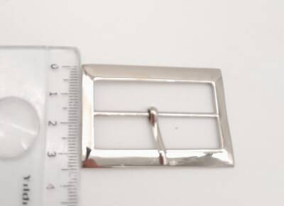 Angel Çanta Aksesuar Gümüş Renk 4.5 Cm Dikdörtgen Çanta Tokası - 4