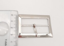 Angel Çanta Aksesuar Gümüş Renk 4.5 Cm Dikdörtgen Çanta Tokası - 4