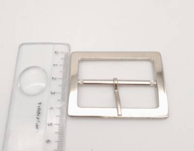 Angel Çanta Aksesuar Gümüş Renk 5 Cm Dikdörtgen Çanta Tokası - 4