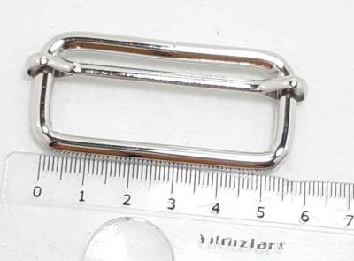 Angel Çanta Aksesuar Gümüş Renk 5X2 Cm Ayarlama Aparatı . - 1