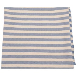 Angel Çanta Aksesuar Balıksırtı Denim Mavi Çizgili Keten Çanta Yapım Kumaşı - Angel Çanta Aksesuar