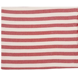 Angel Çanta Aksesuar Balıksırtı Kırmızı Çizgili Keten Çanta Yapım Kumaşı - Angel Çanta Aksesuar