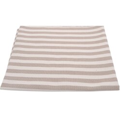 Angel Çanta Aksesuar Balıksırtı Vizon Çizgili Keten Çanta Yapım Kumaşı - 2