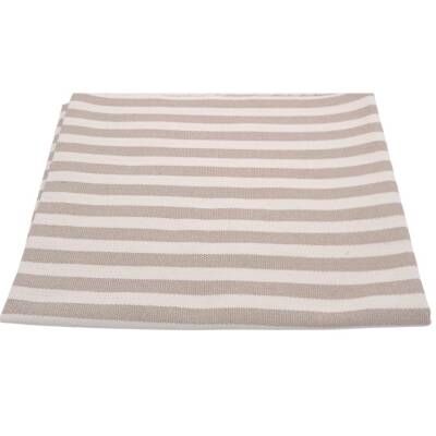 Angel Çanta Aksesuar Balıksırtı Vizon Çizgili Keten Çanta Yapım Kumaşı - 2