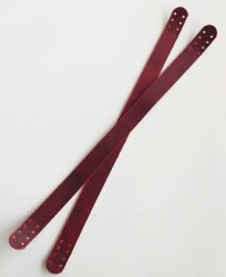 Angel Çanta Aksesuar 35X2 Cm Gerçek Deri Çift Sap Crazy Oil Kırmızı - 2