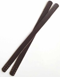 Angel Çanta Aksesuar 35X2 Cm Gerçek Deri Çift Sap Koyu Kahve - Angel Çanta Aksesuar