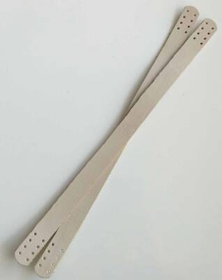 Angel Çanta Aksesuar 35X2 Cm Gerçek Deri Çift Sap Krem Renk - 1