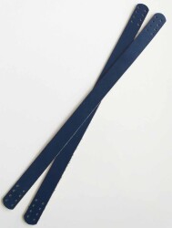 Angel Çanta Aksesuar 35X2 Cm Gerçek Deri Çift Sap Lacivert - Angel Çanta Aksesuar