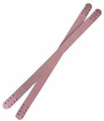 Angel Çanta Aksesuar 35X2 Cm Gerçek Deri Çift Sap Lila - 2