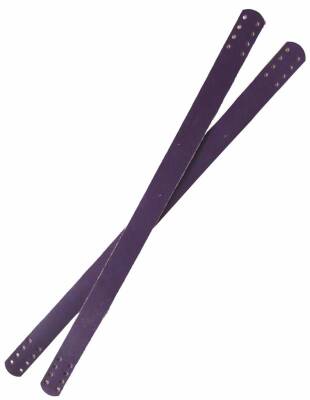 Angel Çanta Aksesuar 35X2 Cm Gerçek Deri Çift Sap Mor - 2