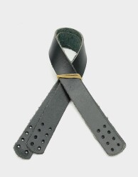 Angel Çanta Aksesuar 35X2 Cm Gerçek Deri Çift Sap Siyah - Angel Çanta Aksesuar