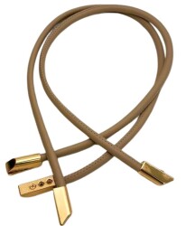 Angel Çanta Aksesuar 60 cm Bej Renk Trend Model Çift Çanta Sapı - 2