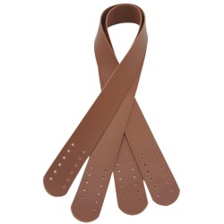 Angel Çanta Aksesuar 60x3 cm Suni Deri Taba Renk Çift Sap - 2