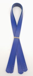 Angel Çanta Aksesuar 70x2.4 cm Tek Kat Suni Deri Mavi Renk Çift Sap - Angel Çanta Aksesuar