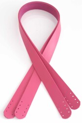 Angel Çanta Aksesuar 70X2.5 Cm, Fuşya Suni Deri Çanta Sapı - Angel Çanta Aksesuar