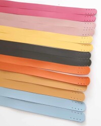 Angel Çanta Aksesuar 70X2.5 Cm, Fuşya Suni Deri Çanta Sapı - 2