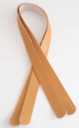 Angel Çanta Aksesuar 70X2.5 Cm, Hardal Suni Deri Çanta Sapı - Angel Çanta Aksesuar