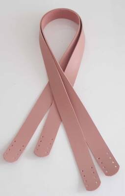 Angel Çanta Aksesuar 70X2.5 Cm, Pudra Renk Suni Deri Çanta Sapı - 1