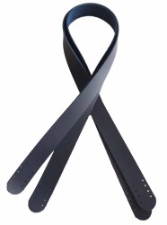 Angel Çanta Aksesuar 80X2.4 Cm, Tek Kat Suni Deri Lacivert Renk Çift Sap - Angel Çanta Aksesuar