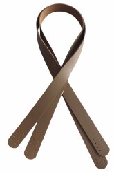 Angel Çanta Aksesuar 80X2.4 Cm, Tek Kat Suni Deri Vizon Renk Çift Sap - Angel Çanta Aksesuar