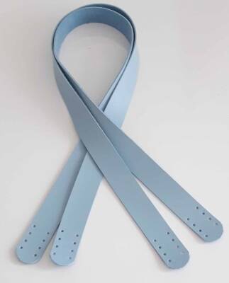 Angel Çanta Aksesuar 80X2.5 Cm, Bebe Mavi Suni Deri Çanta Sapı - 1