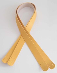 Angel Çanta Aksesuar 80X2.5 Cm, Sarı Renk Suni Deri Çanta Sapı - Angel Çanta Aksesuar