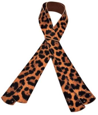 Angel Çanta Aksesuar 80x3 cm Suni Deri Leopar Renk Çift Çanta Sapı - 1