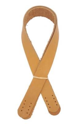 Angel Çanta Aksesuar Açık Taba Renk Gerçek Deri 60X3 Cm Çift Sap - 1