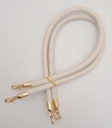 Angel Çanta Aksesuar Çift Kordon Çanta Sapı Bej Renk Light Gold Metalli - 3