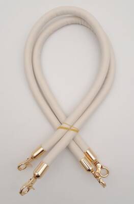 Angel Çanta Aksesuar Çift Kordon Çanta Sapı Bej Renk Light Gold Metalli - 1