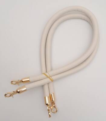 Angel Çanta Aksesuar Çift Kordon Çanta Sapı Bej Renk Light Gold Metalli - 3