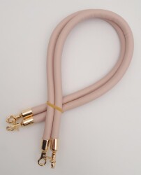 Angel Çanta Aksesuar Çift Kordon Çanta Sapı Pudra Renk Light Gold Metalli - 3