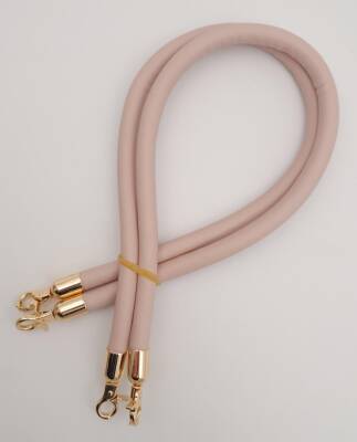 Angel Çanta Aksesuar Çift Kordon Çanta Sapı Pudra Renk Light Gold Metalli - 3