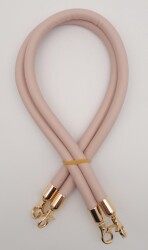 Angel Çanta Aksesuar Çift Kordon Çanta Sapı Pudra Renk Light Gold Metalli - Angel Çanta Aksesuar