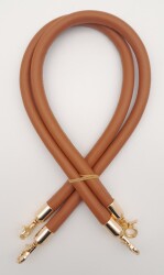 Angel Çanta Aksesuar Çift Kordon Çanta Sapı Taba Renk Light Gold Metalli - Angel Çanta Aksesuar