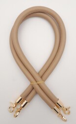 Angel Çanta Aksesuar Çift Kordon Çanta Sapı Vizon Renk Light Gold Metalli - Angel Çanta Aksesuar