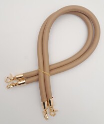 Angel Çanta Aksesuar Çift Kordon Çanta Sapı Vizon Renk Light Gold Metalli - 3